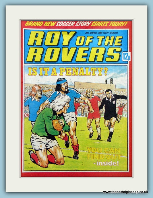 Roy Of The Rovers Lot Of 3 Original Covers 1980s (ref AD2997)