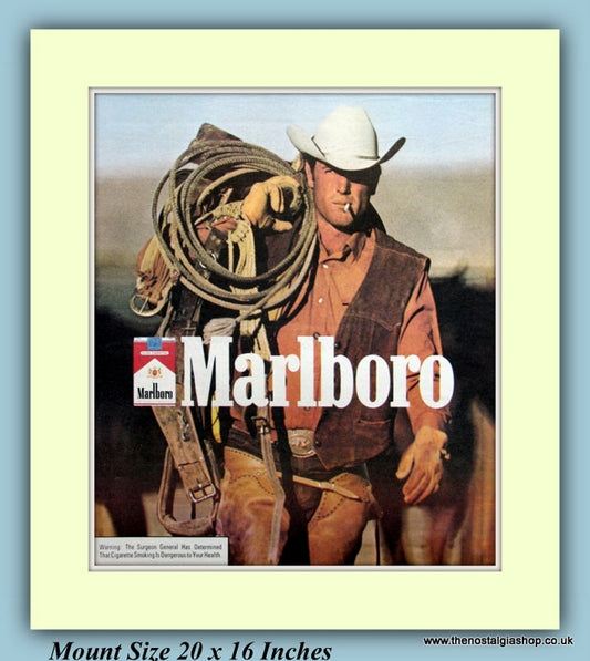Marlboro Cigarettes Original Advert 1978 (ref AD9438)