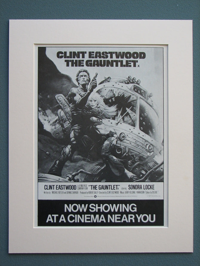 The Gauntlet 1978 Original advert (ref AD651)