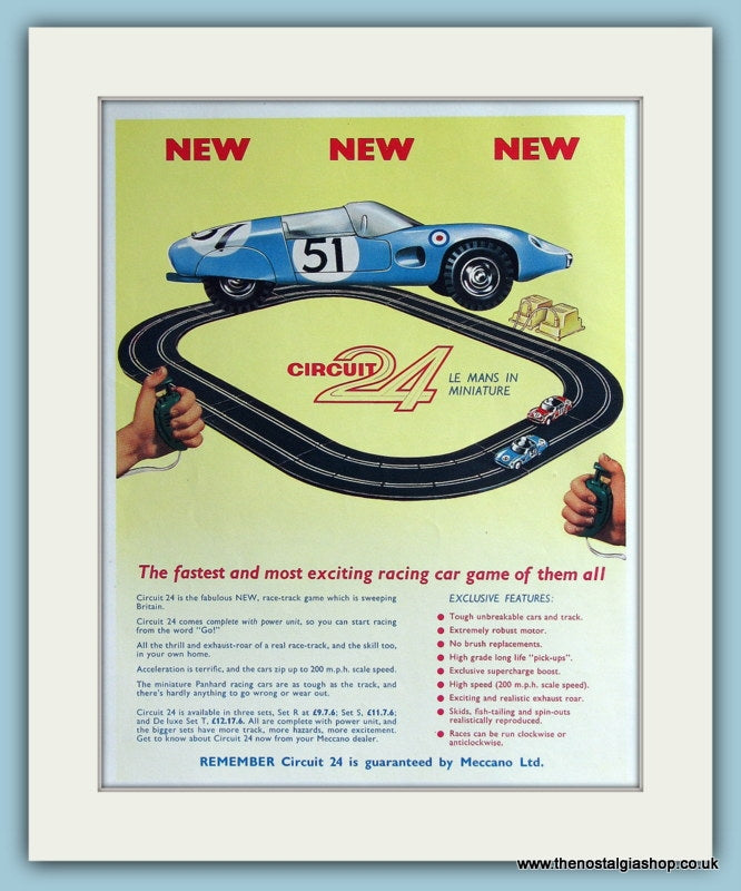 Citcuit 24 Le Mans. Original Advert 1962 (ref AD2819)