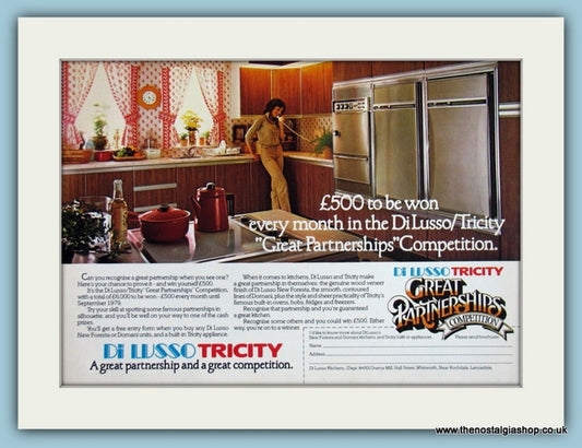 Di Lusso/Tricity Kitchen Furniture Original Advert 1976 (ref AD2797)