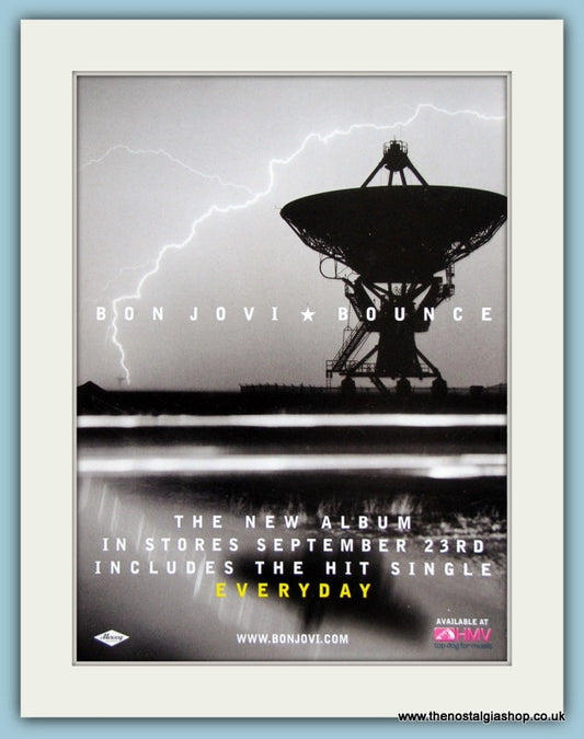 Bon Jovi Bounce 2002 Original Advert (ref AD3285)