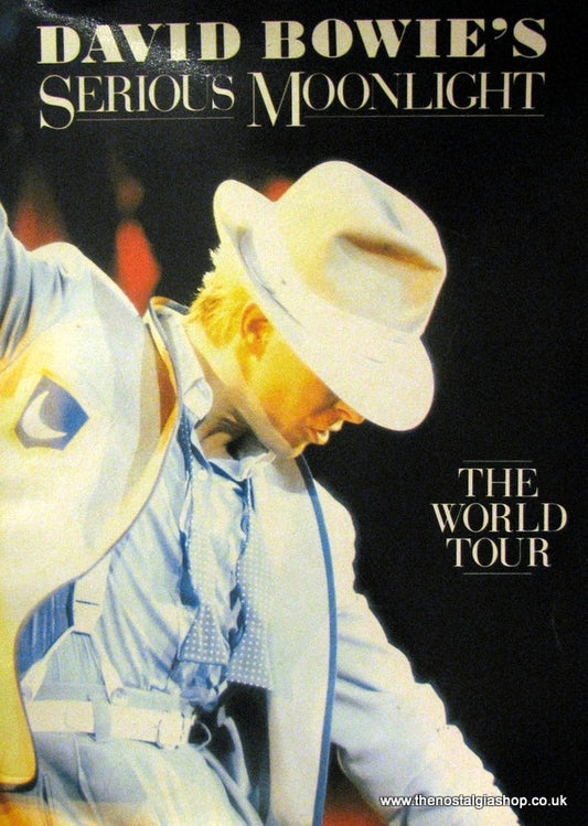 David Bowie's Serious Moonlight The World Tour Book (Ref No B121)