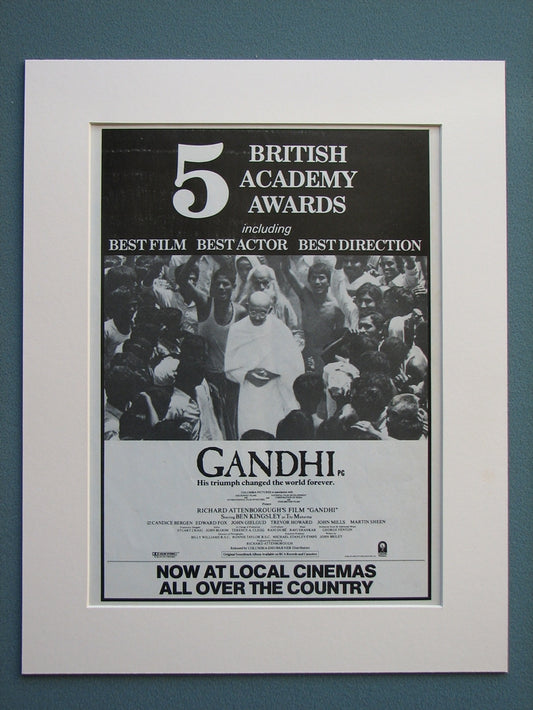 Gandhi 1983 Original advert (ref AD632)