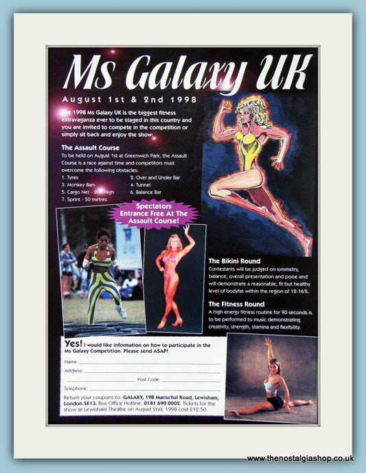 Ms Galaxy UK Original Advert 1998 (ref AD3937)