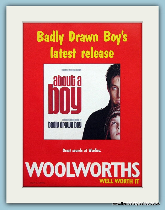 Badly Drawn Boy About A Boy Original Music Advert 2002 (ref AD3407)