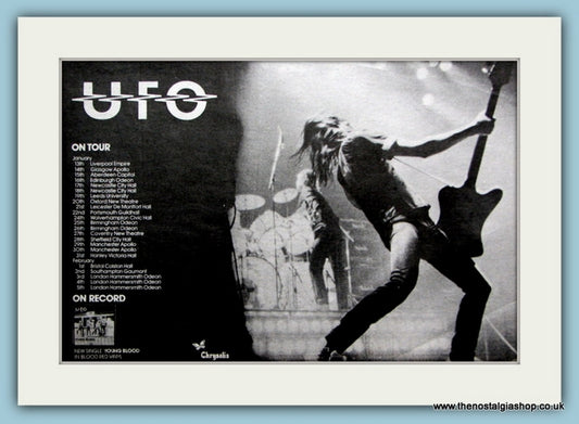 UFO  Original Tour Advert 1980 (ref AD2057)