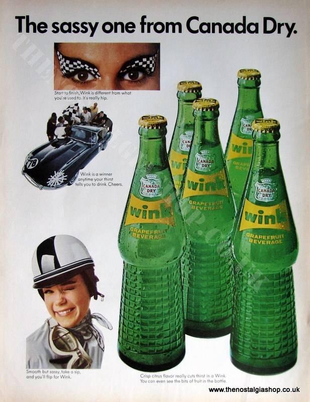 Wink by Canada Dry 1966 Original Advert (ref AD4019)