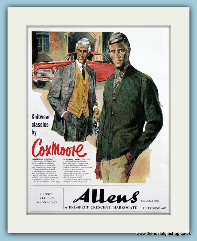 Coxmoore Knitwear, Original Advert 1965 (ref AD3522)