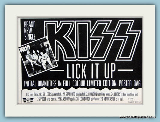 Kiss Original Advert 1983 (ref AD1861)