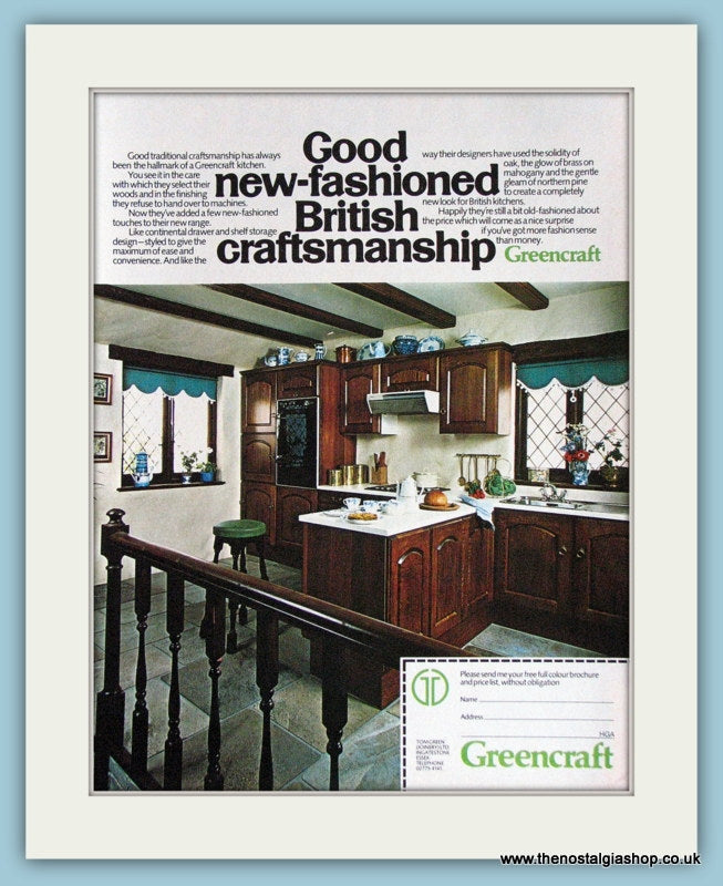 Greencraft Kitchens Original Advert 1978 (ref AD3855)