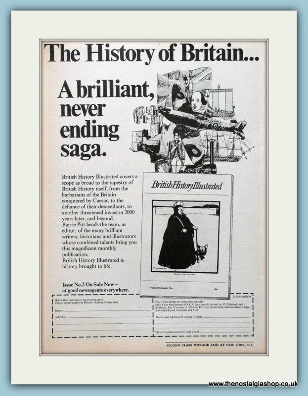 The History Of Britain  Original Advert 1975 (ref AD4580)
