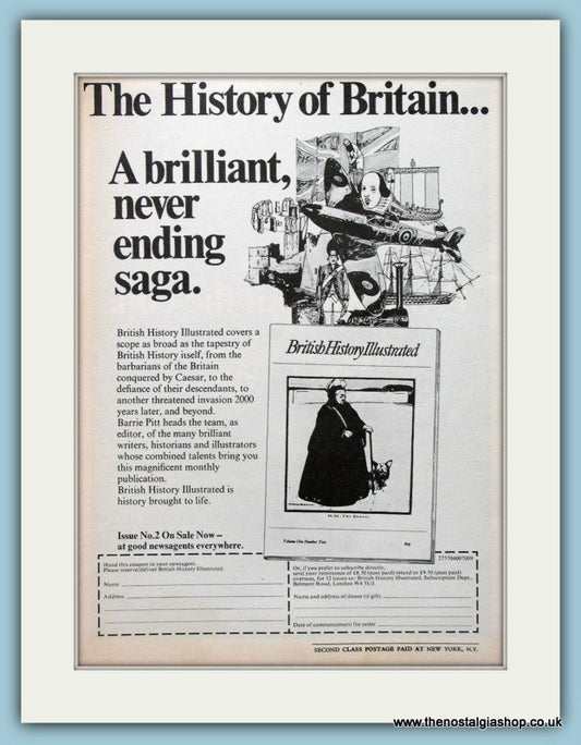 The History Of Britain  Original Advert 1975 (ref AD4580)