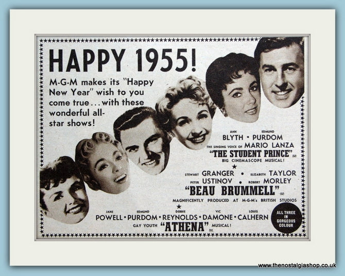 Happy 1955 from M-G-M, Original Advert (ref AD3252)