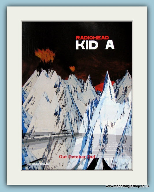 Radiohead Kid A 2000 Original Advert (ref AD2891)