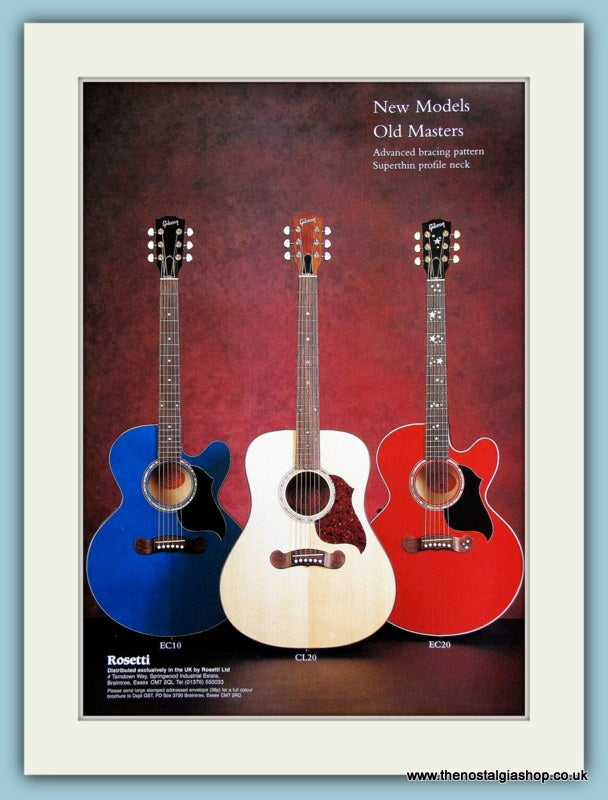 Rosetti Guitars. Original Advert 2002 (ref AD2349)