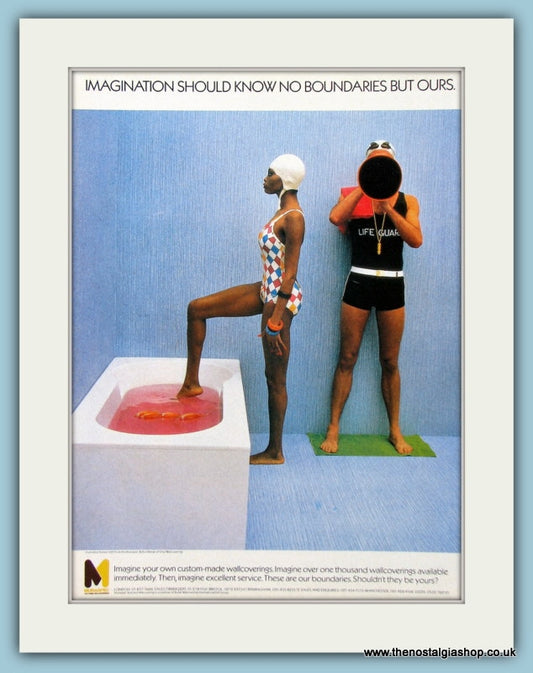 Muraspec Textured Wallcoverings. Original Advert 1981 (ref AD2537)