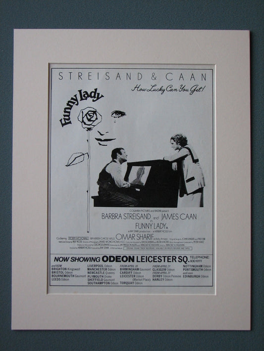 Funny Lady 1975 Original advert (ref AD493)
