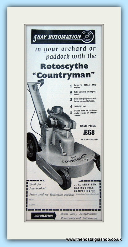 Rotoscythe Countryman. Original Advert 1961 (ref AD4657)