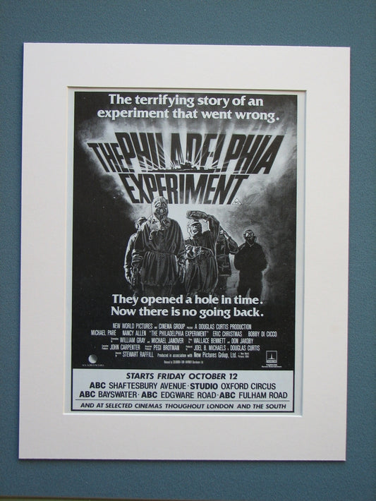 The Philadelphia Experiment 1984 Original advert (ref AD608)