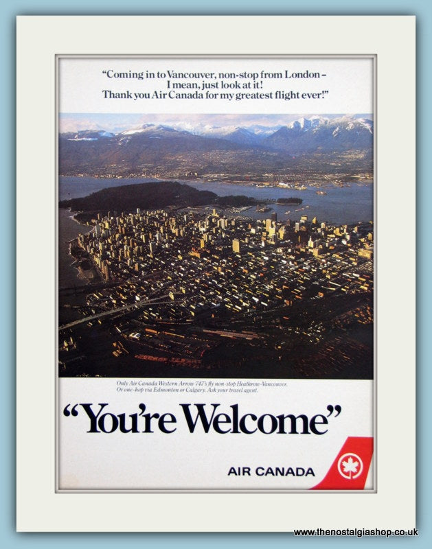 Air Canada Original Advert 1984 (ref AD2168)