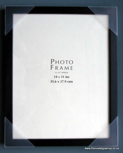 Black Stain Wood Frame Size 14 x 11 inch