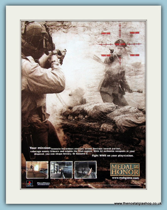 Medal of Honor. Original Advert 2002 (ref AD4024)