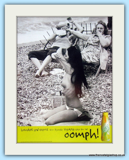 Lucozade Low. Naked Girl. Original Advert 1999 (ref AD4805)