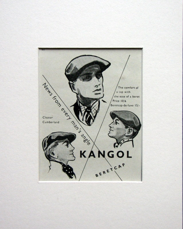Kangol Beretcap. Original advert 1954 (ref AD1568)