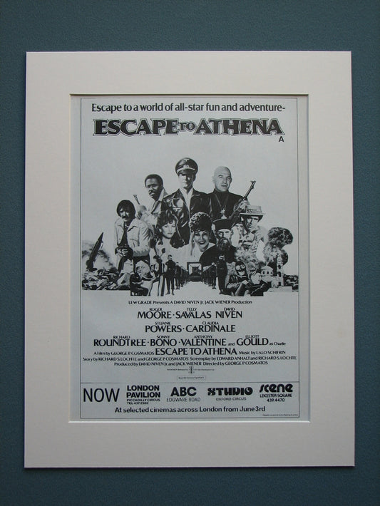 Escape to Athena 1979 Original advert (ref AD555)