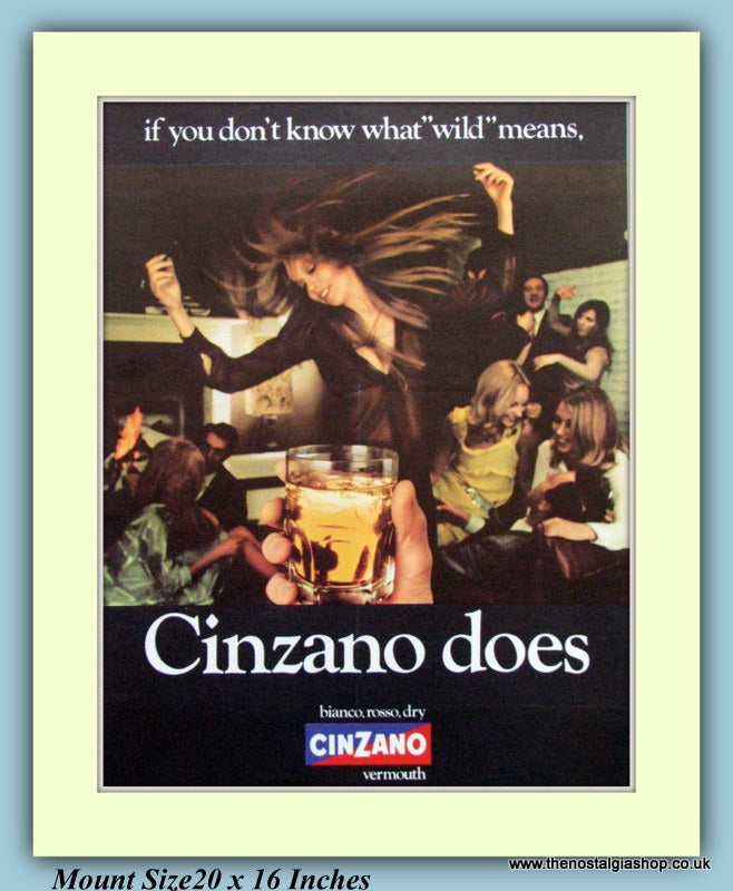 Cinzano Bianco Original Advert 1969 (ref AD9348)