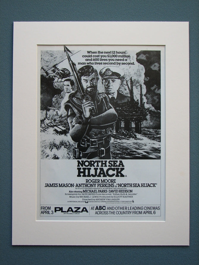 North Sea Hijack 1980 Original Advert (ref AD571)
