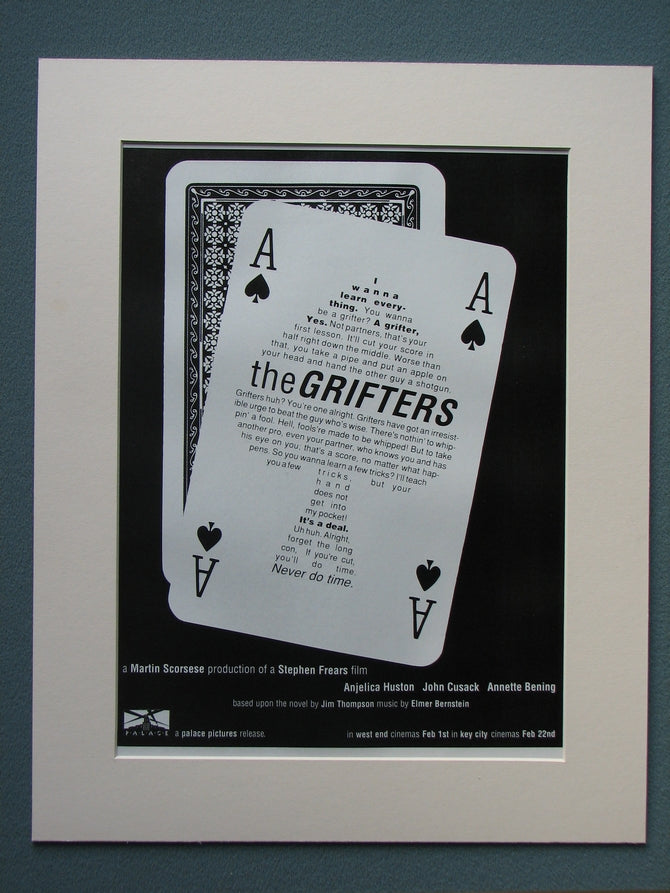 The Grifters 1991 Original advert (ref AD784)