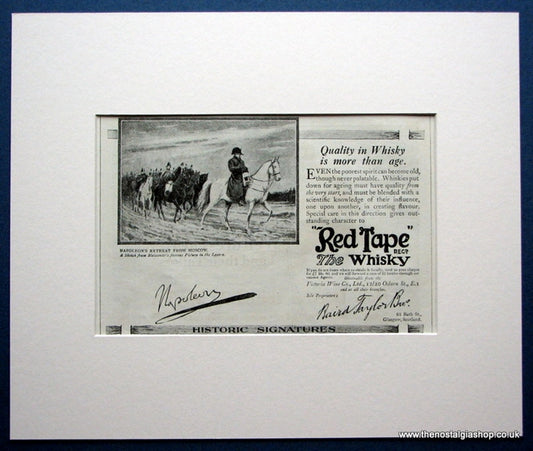 Red Tape Whisky. Original advert 1924 (ref AD1613)