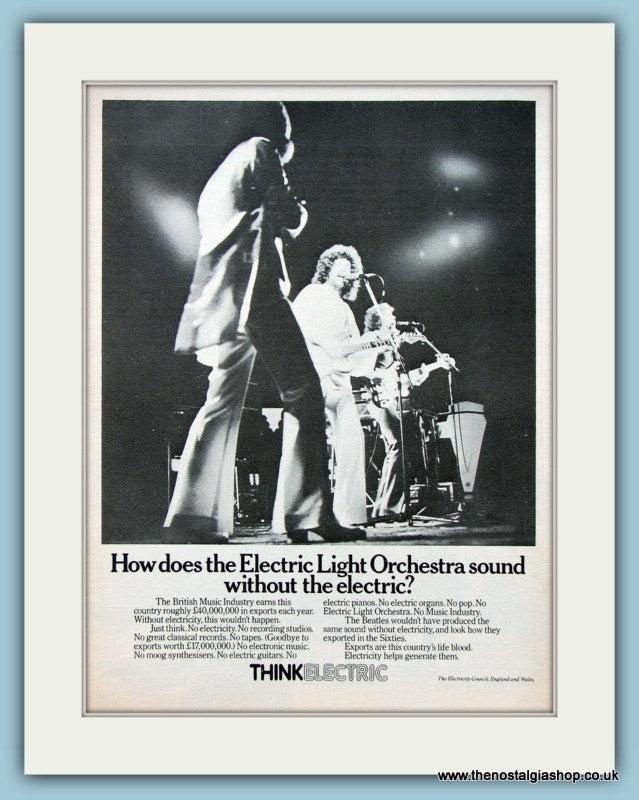 Think Electric Original Advert 1976 (ref AD3671) – The Nostalgia Shop