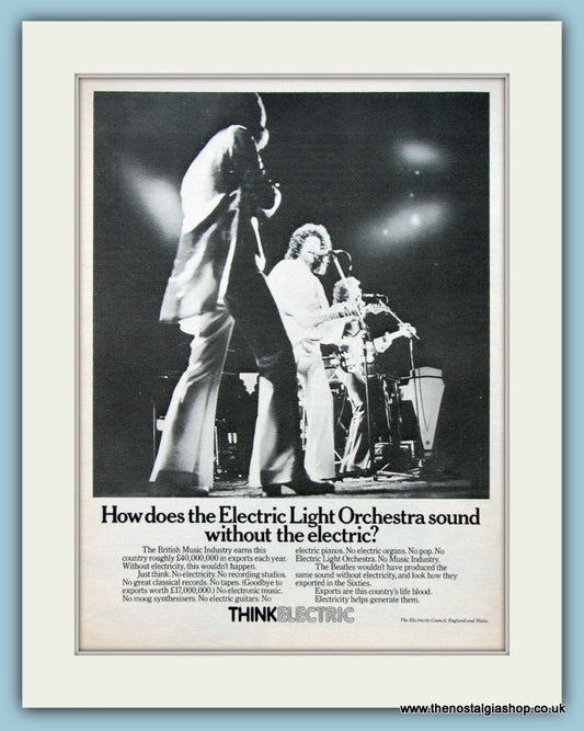 Think Electric Original Advert 1976 (ref AD3671)