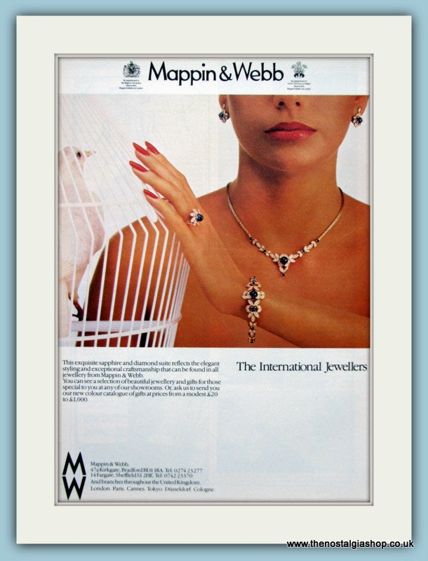 Mappin & Webb Original Advert 1982 (ref AD6229)