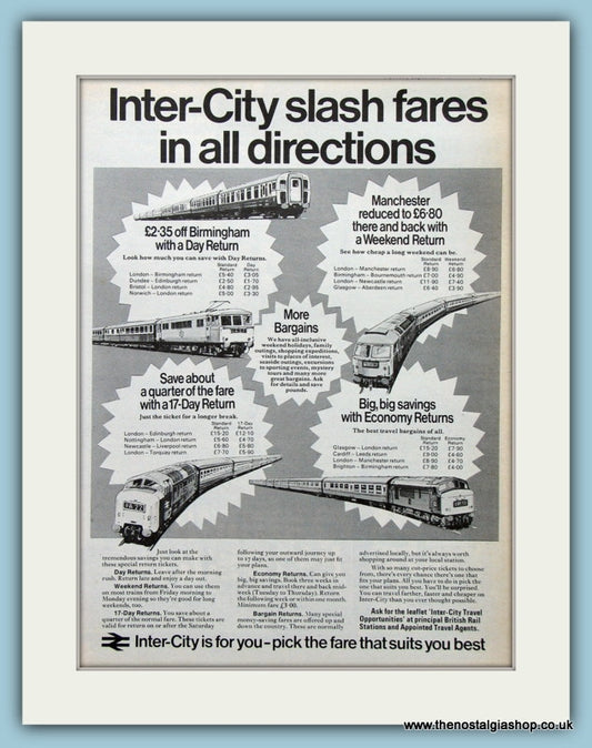 Inter-City Original Advert 1973 (ref AD2288)