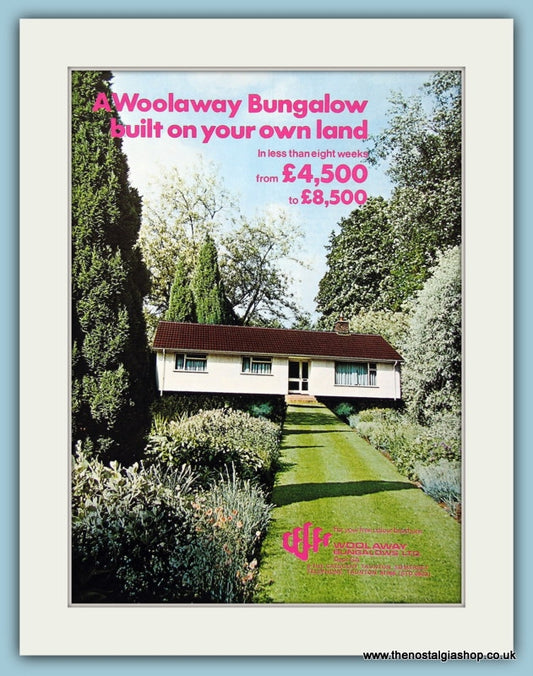 Woolaway Bungalows Original Advert 1976 (ref AD2499)