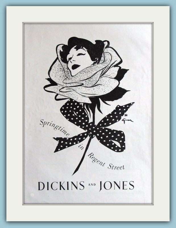 Dickins And Jones Original Advert 1953 (ref AD3734)