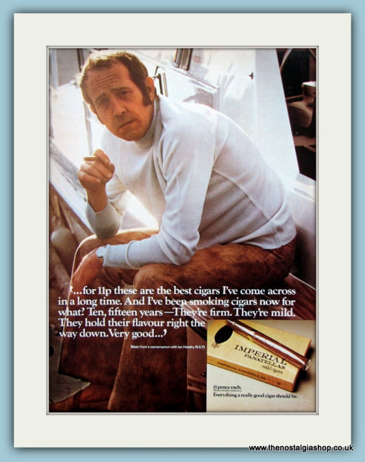 Imperial Panatella Cigars Original Advert 1973 (ref AD6143)