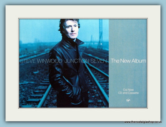 Steve Winwood. Junction Seven. Original Advert 1997 (ref AD1897)