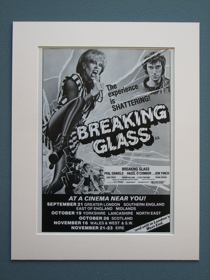 Breaking Glass 1980 Original advert (ref AD676)