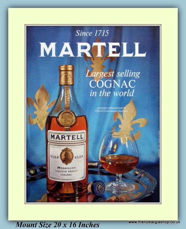 Martell Cognac Brandy Original Advert 1969 (ref AD9347)