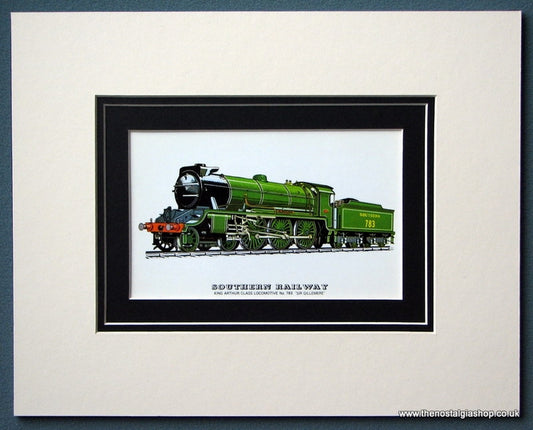 Southern Railway 'Sir Gillemere' Mounted Print (ref SP69)
