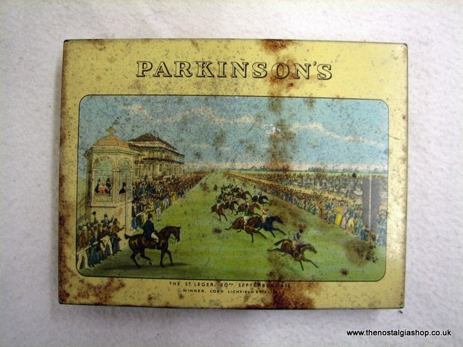 Parkinson's Royal Doncaster Butter-Scotch, Vintage Tin (ref nos085)