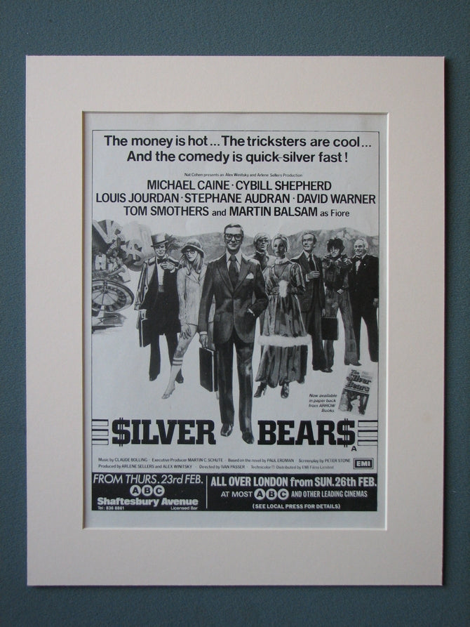 Silver Bears 1978 Original advert (ref AD441)