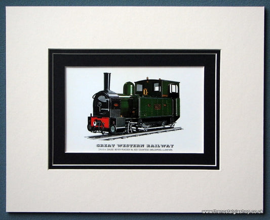 Great Western Railway 'Countess' Mounted Print (ref SP85)
