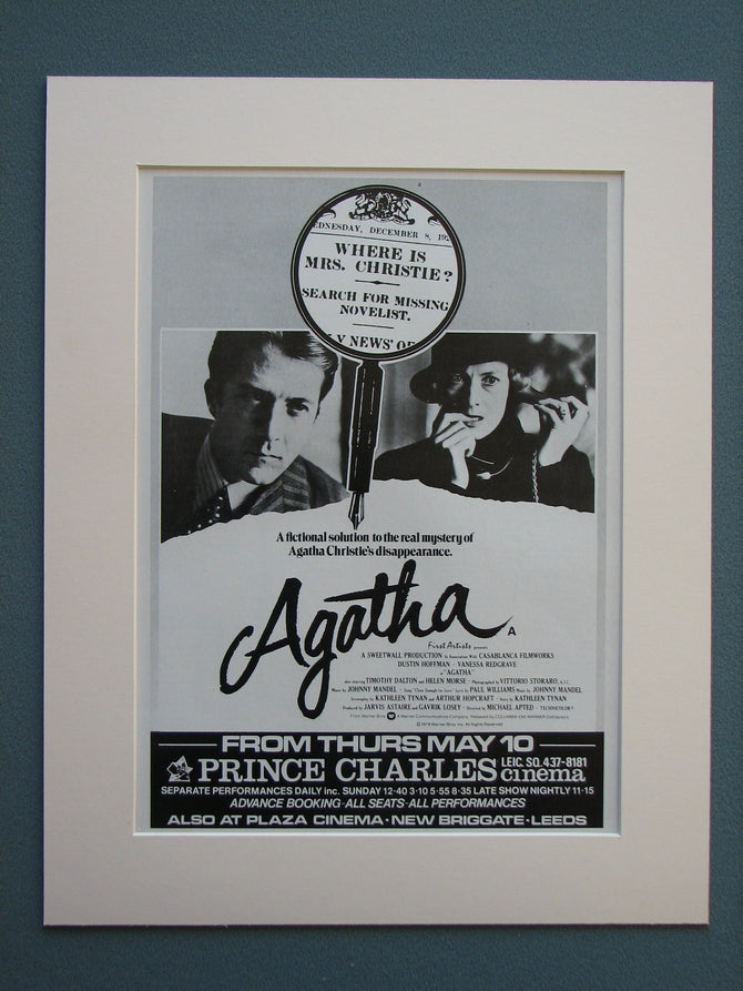 Agatha 1979 Original advert (ref AD701)