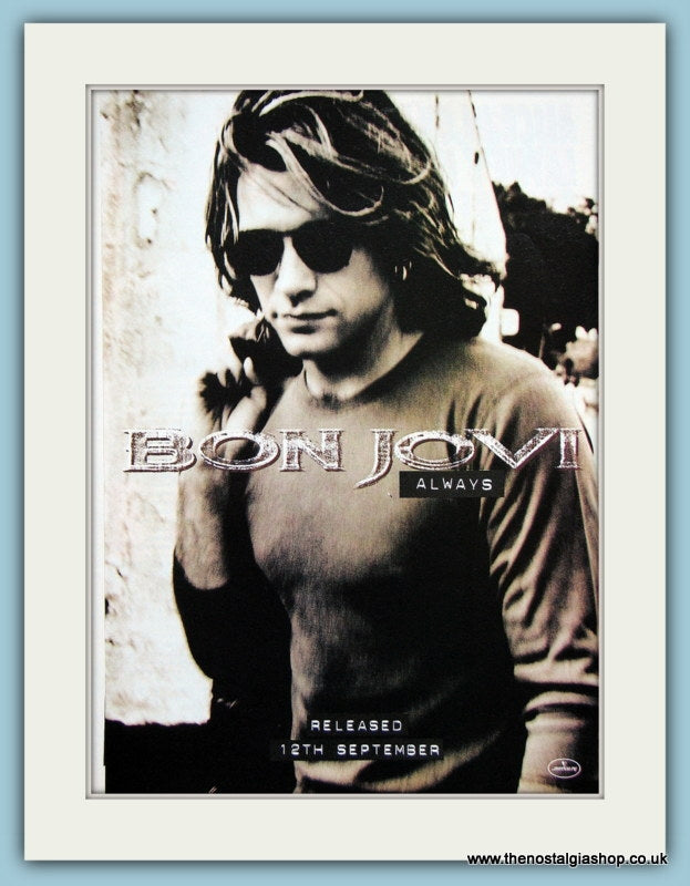 Bon Jovi, Always 1994 Original Advert (ref AD3281)